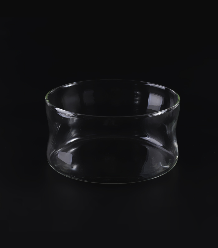 Glass coffee storage jar vintage look