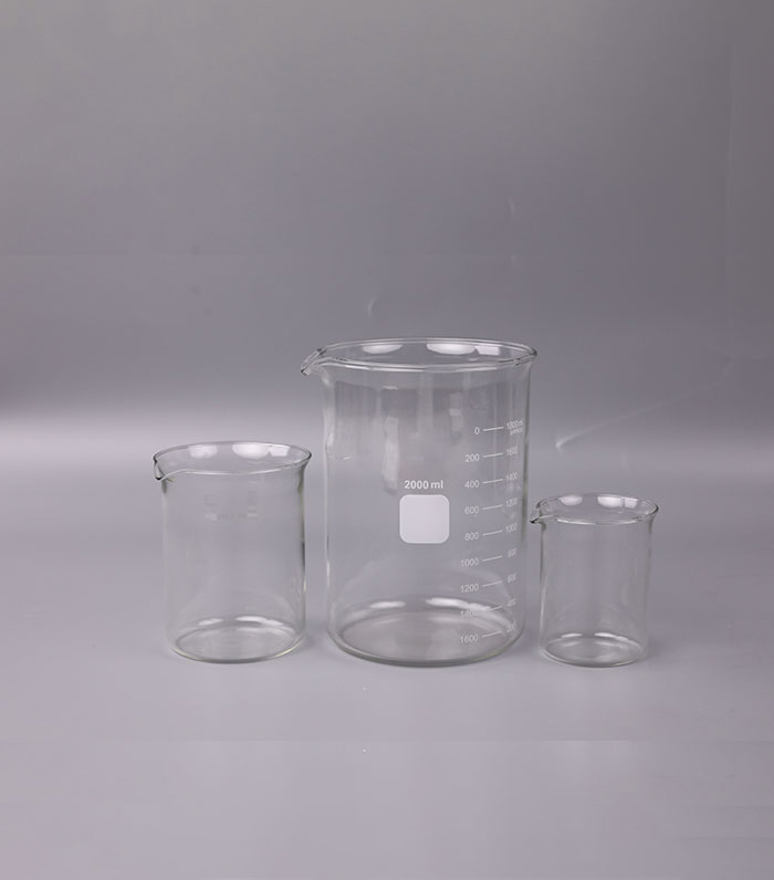 What are the uses of laboratory glass beakers?